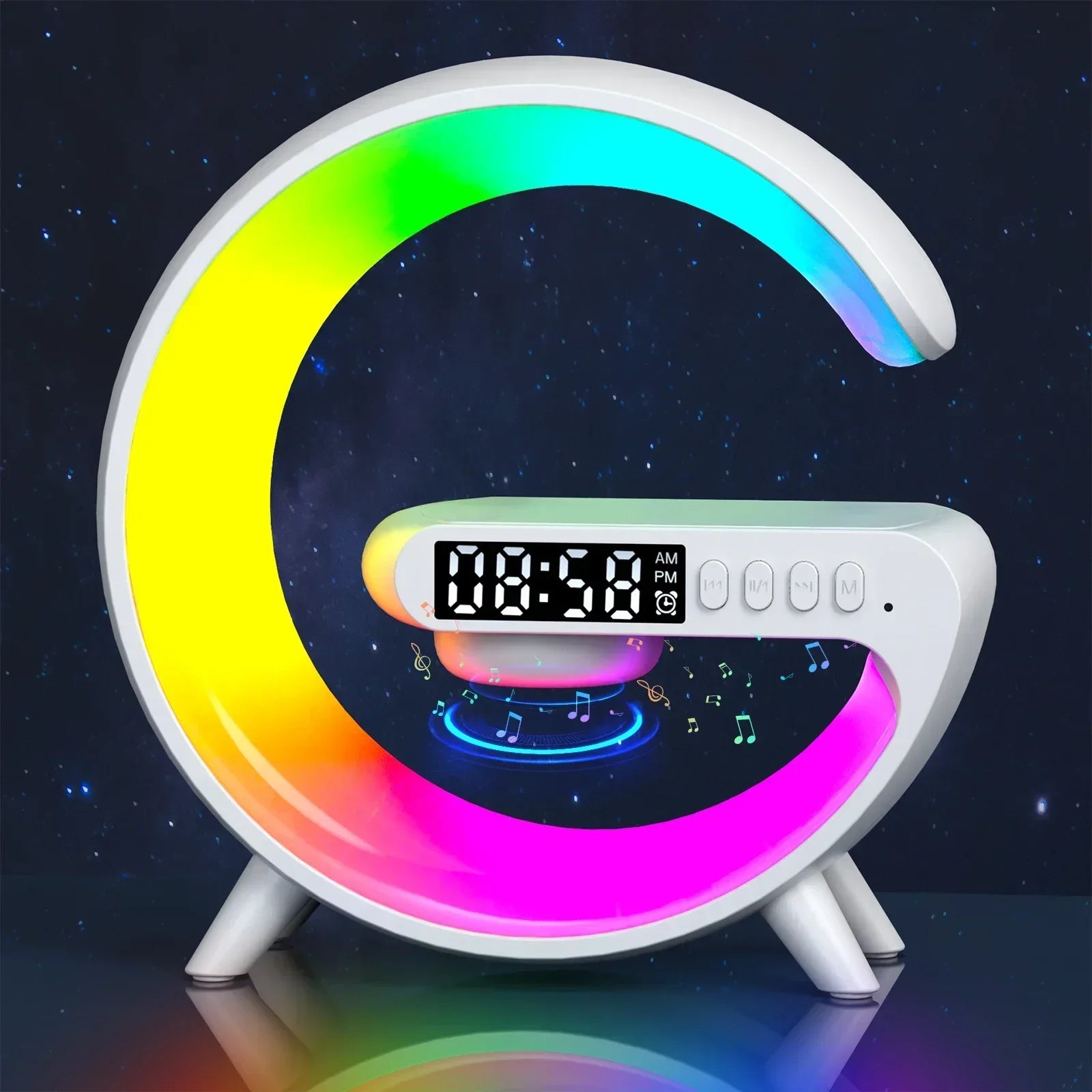 Multifunction Wireless Charger Stand Pad RGB