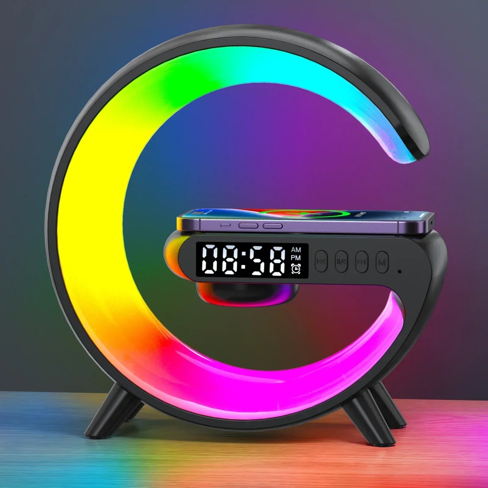 Multifunction Wireless Charger Stand Pad RGB
