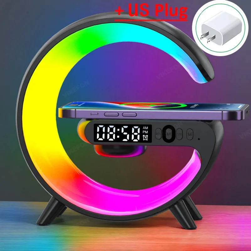 Multifunction Wireless Charger Stand Pad RGB