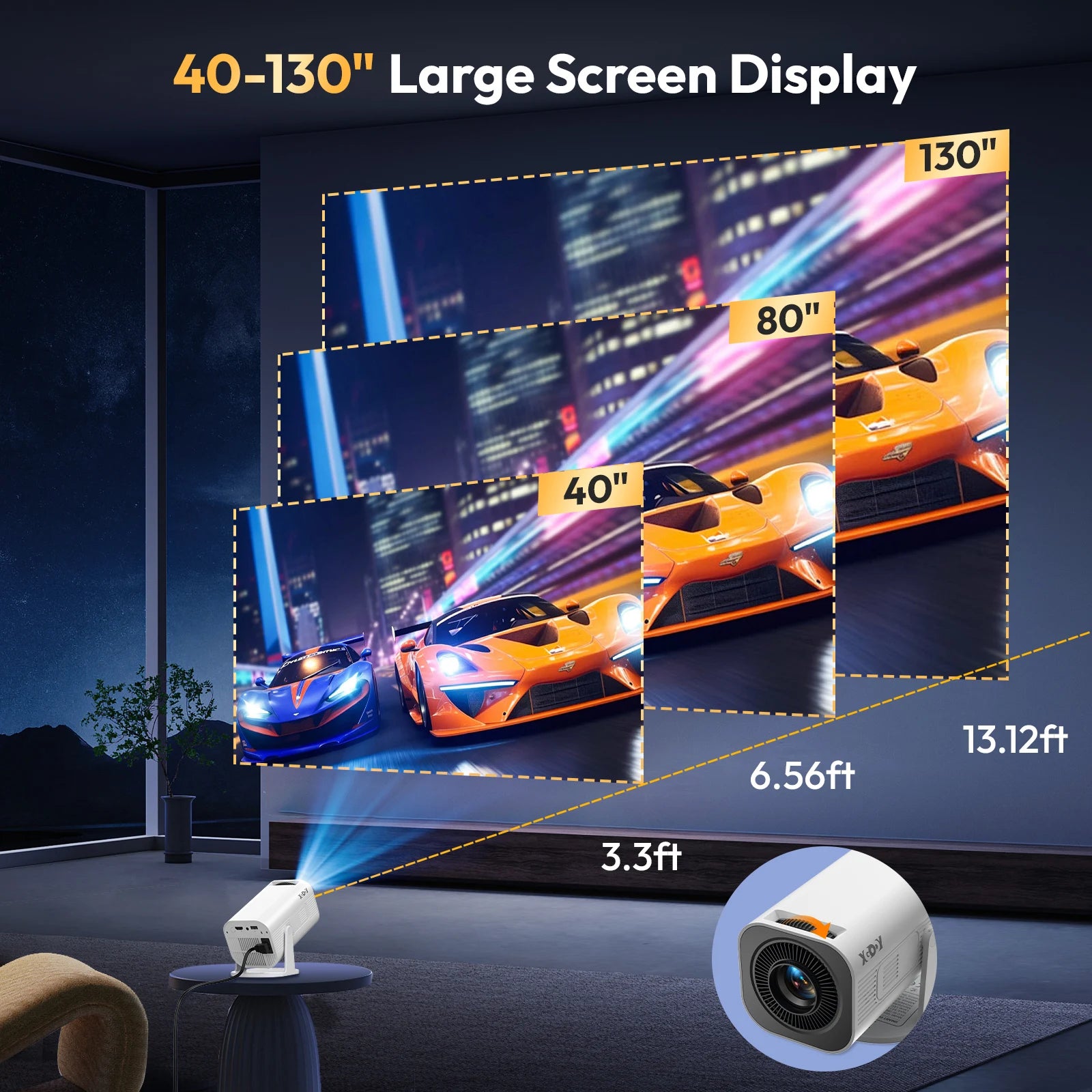 Projector 4K Wifi6