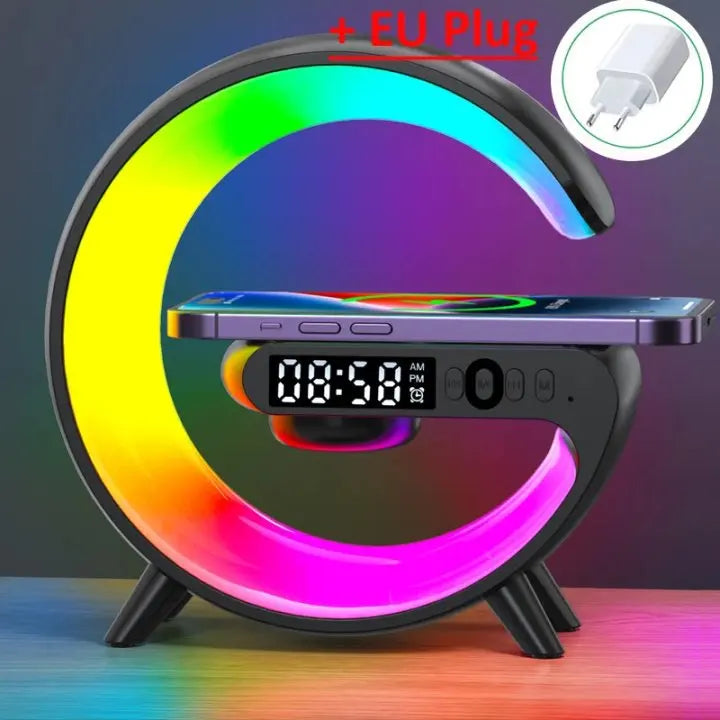 Multifunction Wireless Charger Stand Pad RGB